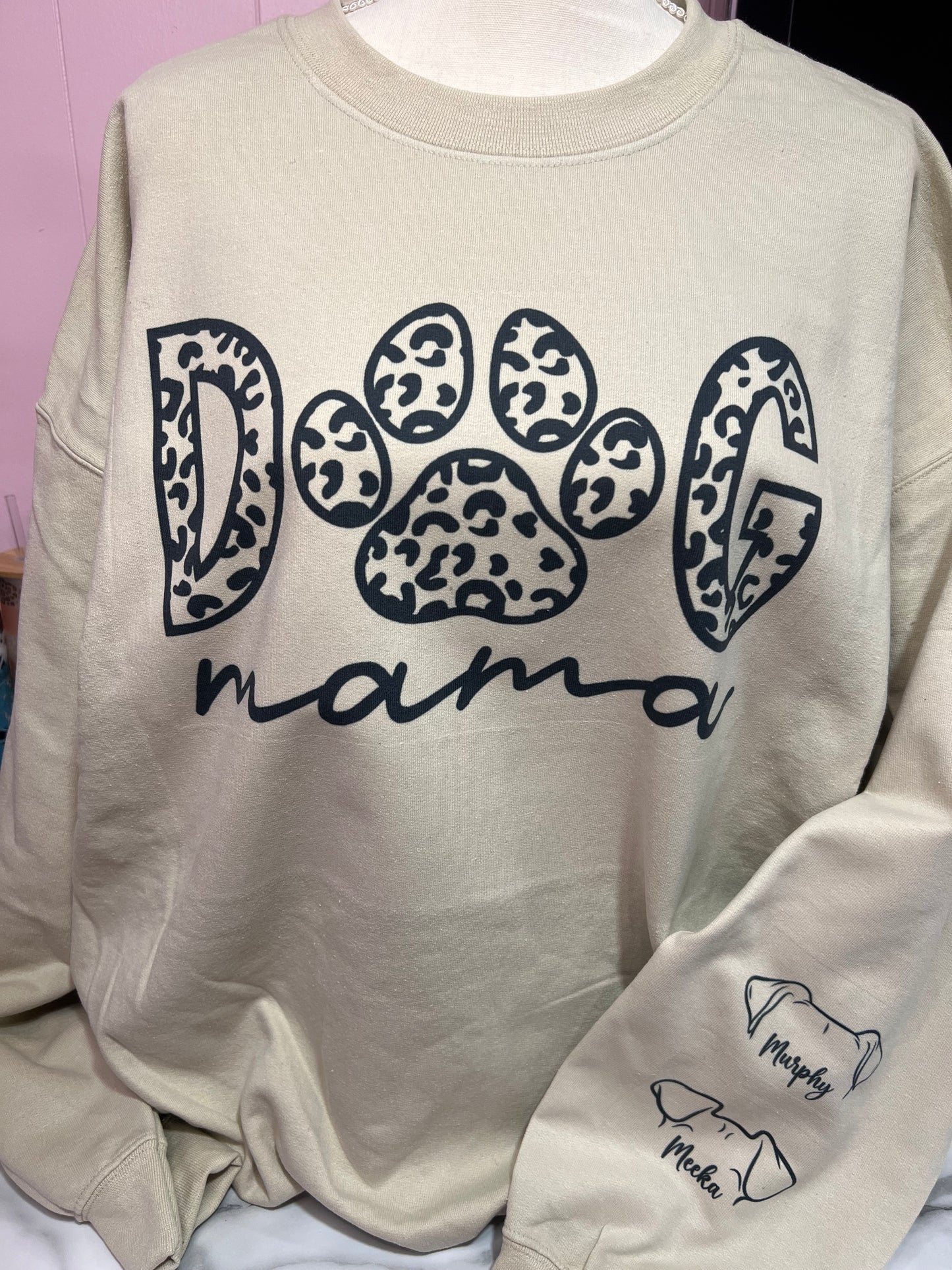 Customized Dog Mom Crewneck
