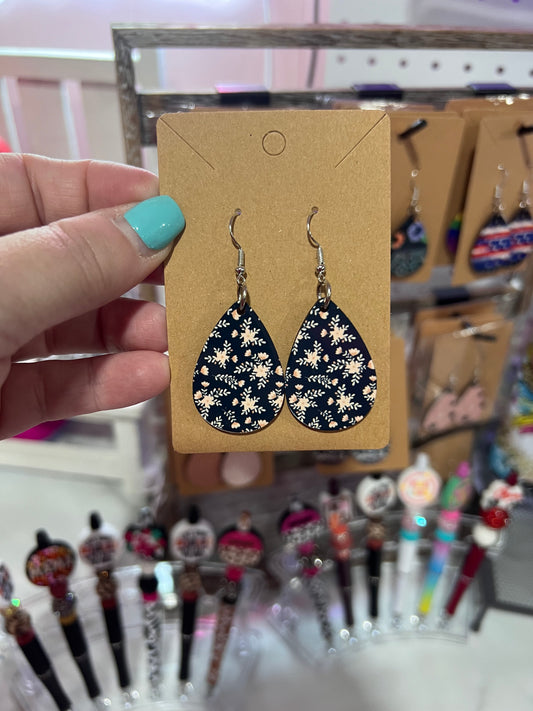 Pink and Blue Flowers