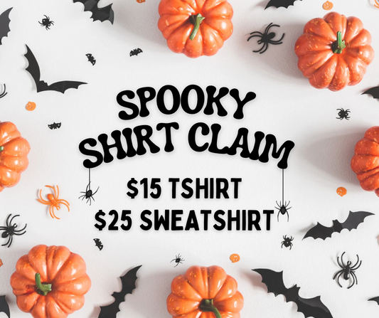 Spooky Shirt Claim