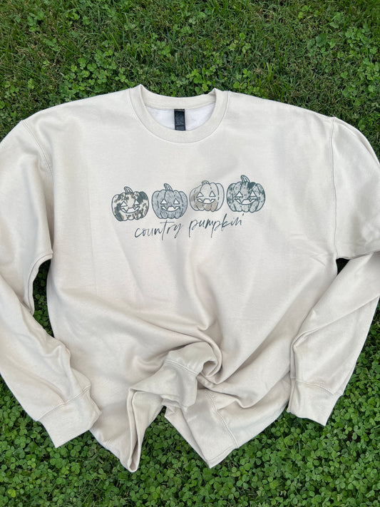 Country Pumpkin Crewneck