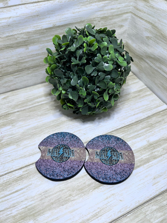 Purple Mama Car Coaster