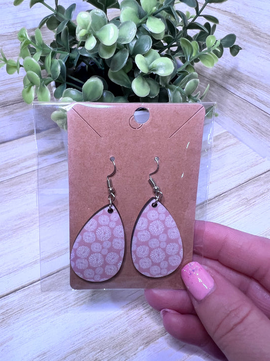Pink Burst Earrings