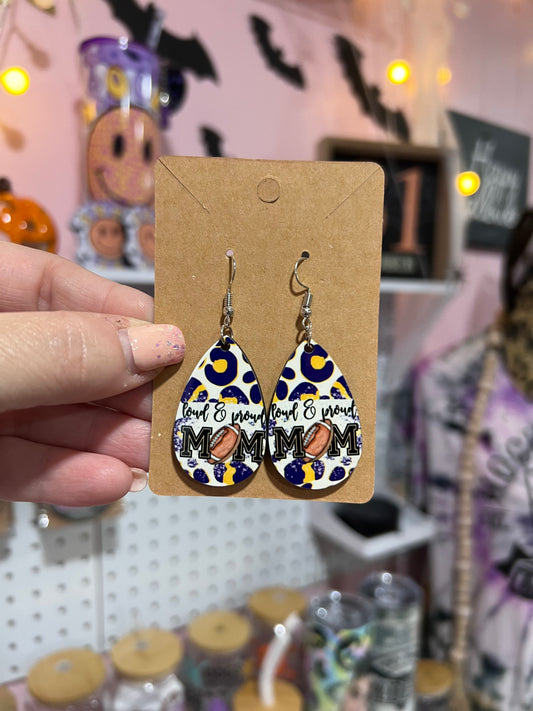 Football Mom Earrings