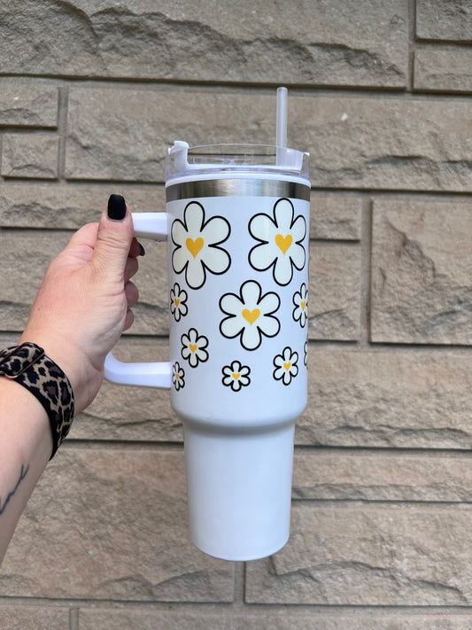 Crazy Daisy 40oz Tumbler