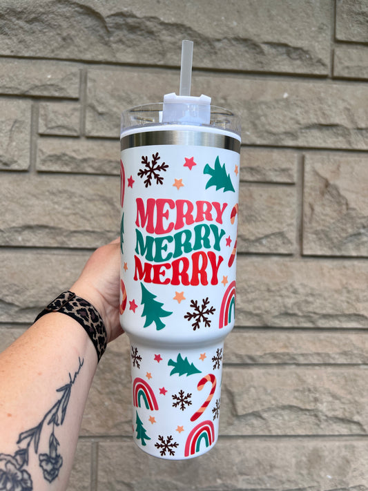 Merry Merry Merry 40oz Tumbler
