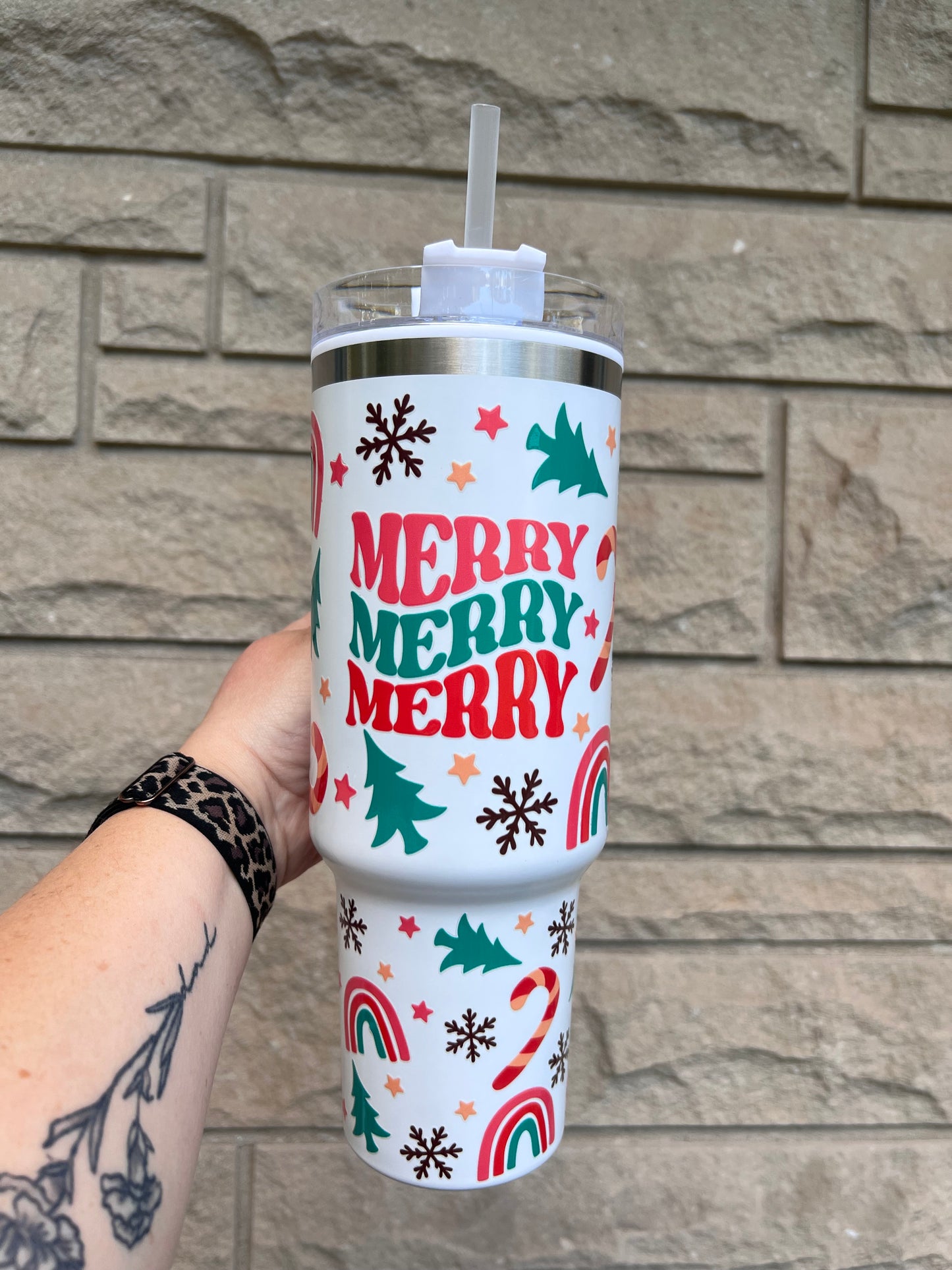 Merry Merry Merry  40oz Tumbler