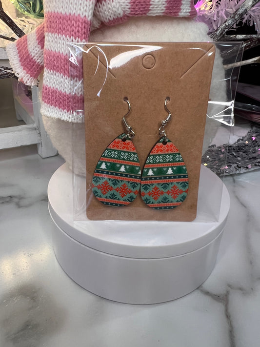 Ugly Christmas Sweater Earrings