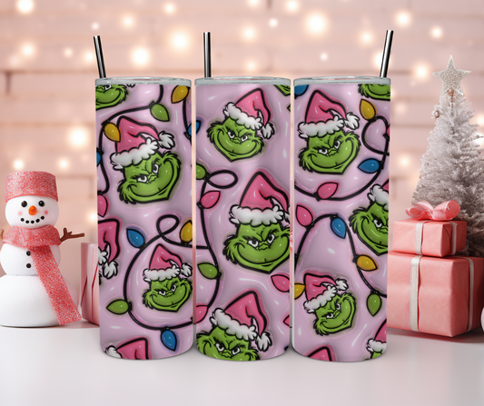 Pink and Green Christmas