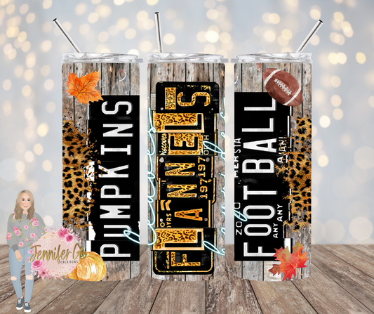 Pumpkins Flannels and Football