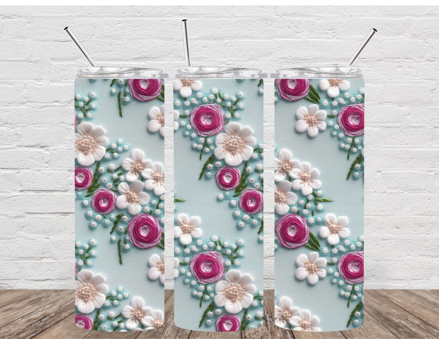 Embroidered Flowers