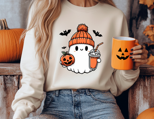 Cute Ghost With Hat