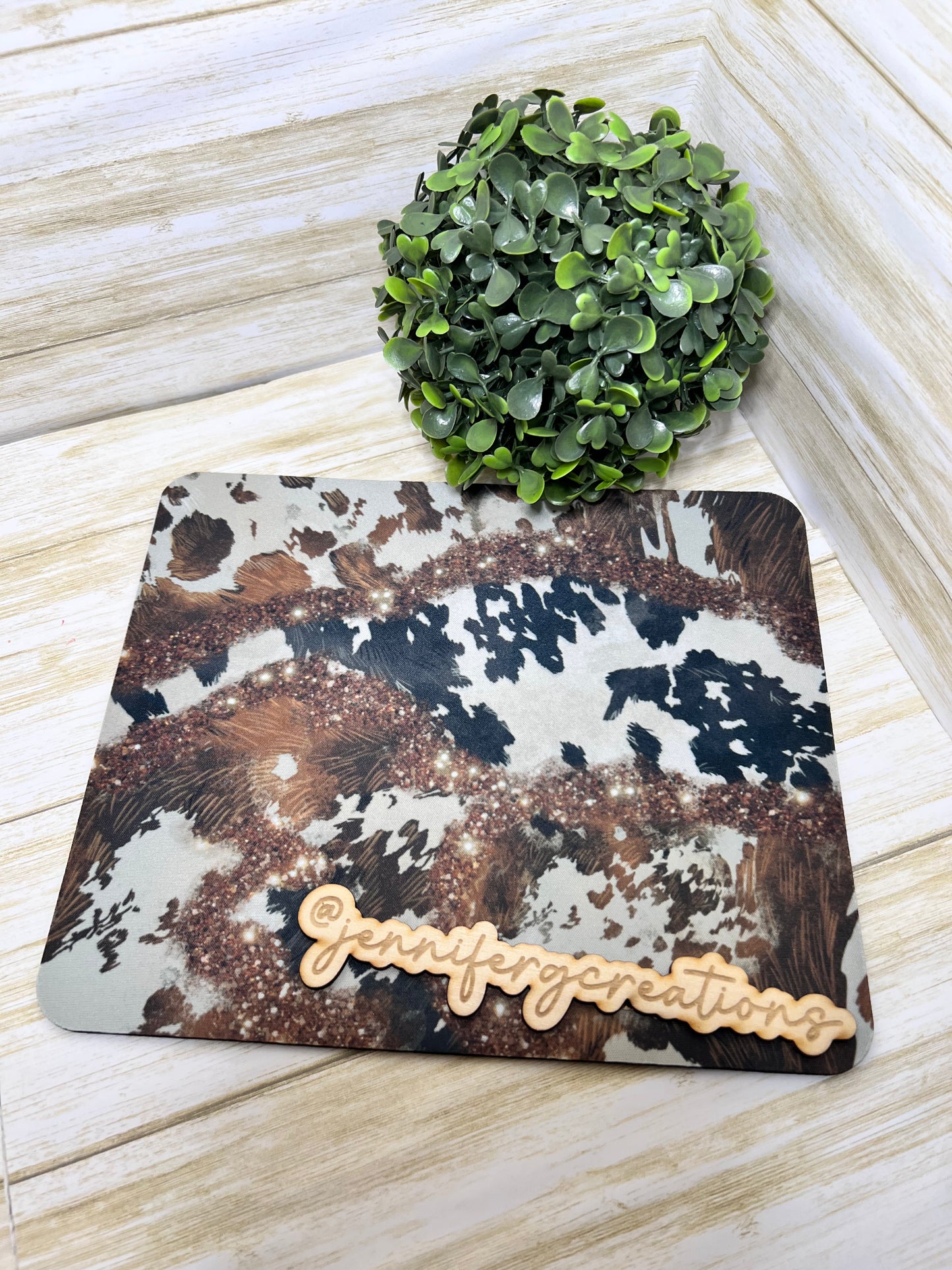 Glitter Hide Mouse Pad