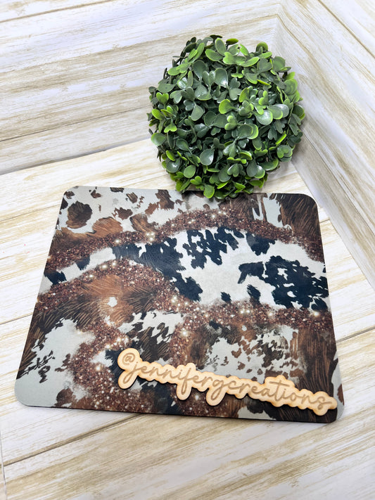 Glitter Hide Mouse Pad