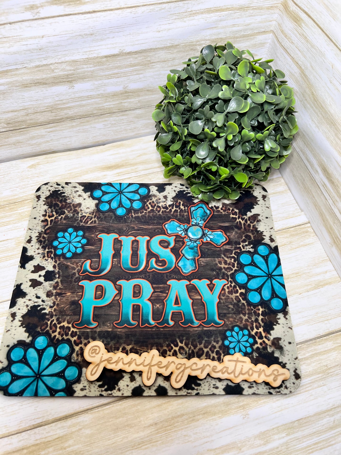 Just Pray Mouse Pad
