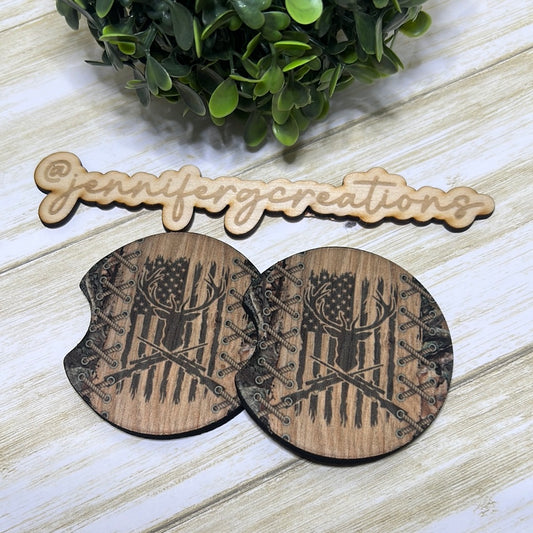 Deer Hunter Car Coaster