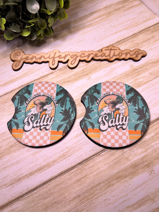 Salty Summer Car Coaster