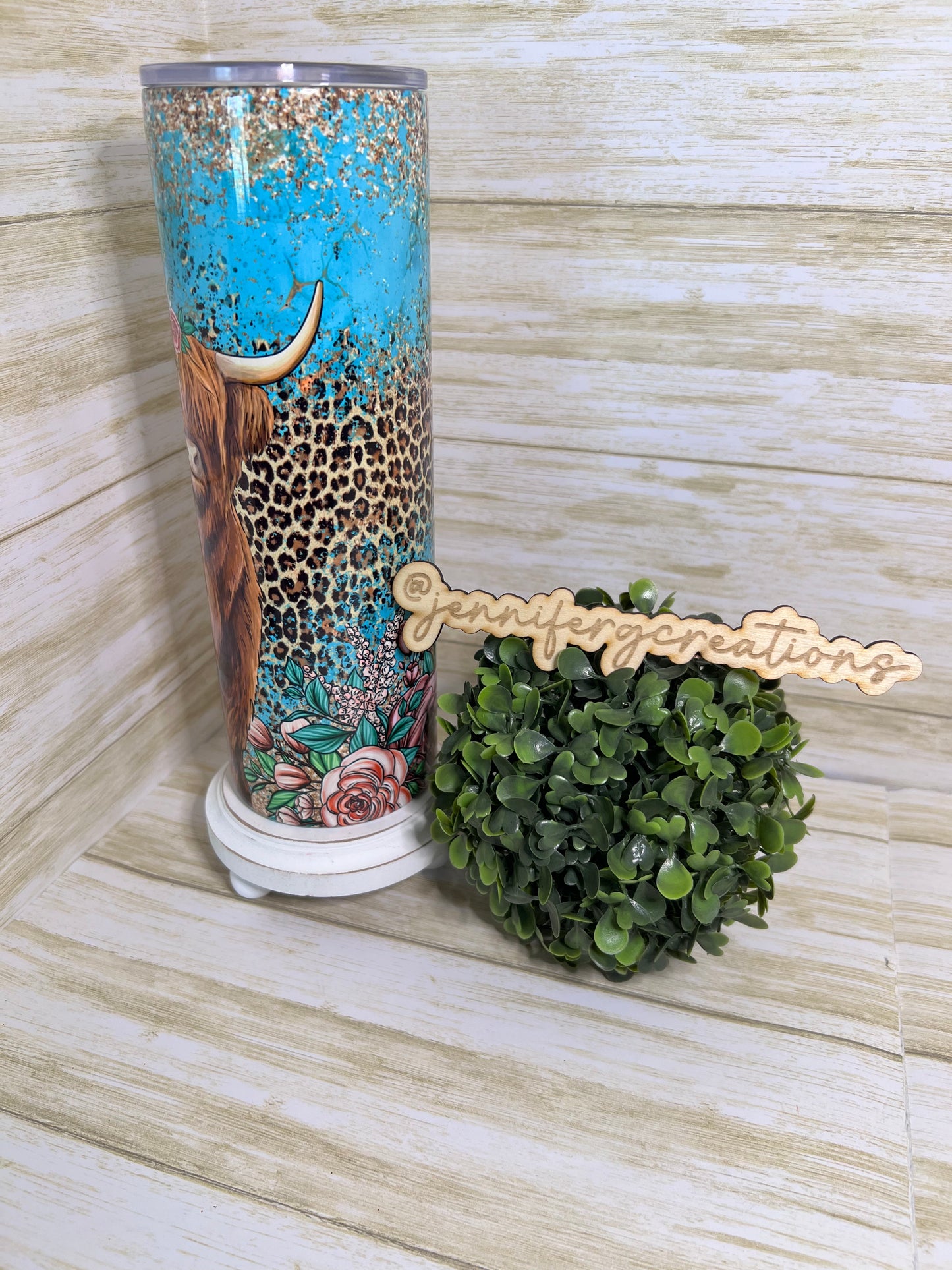 Leopard Highland Cowgirl